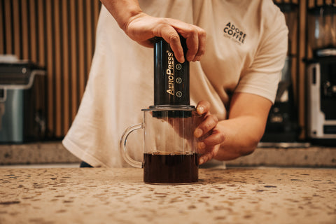 BREWING WITH THE AEROPRESS