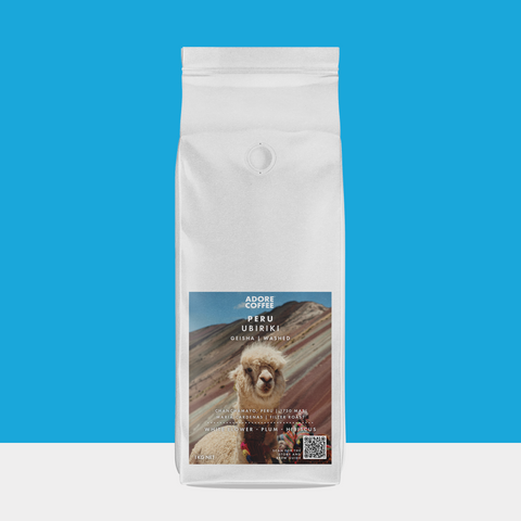 Peru Ubiriki Geisha single origin coffee, 1kg bag