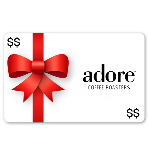 Adore coffee gift card