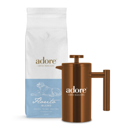 Florito 1kg Specialty Coffee Beans bundle Gold French Press Plunger